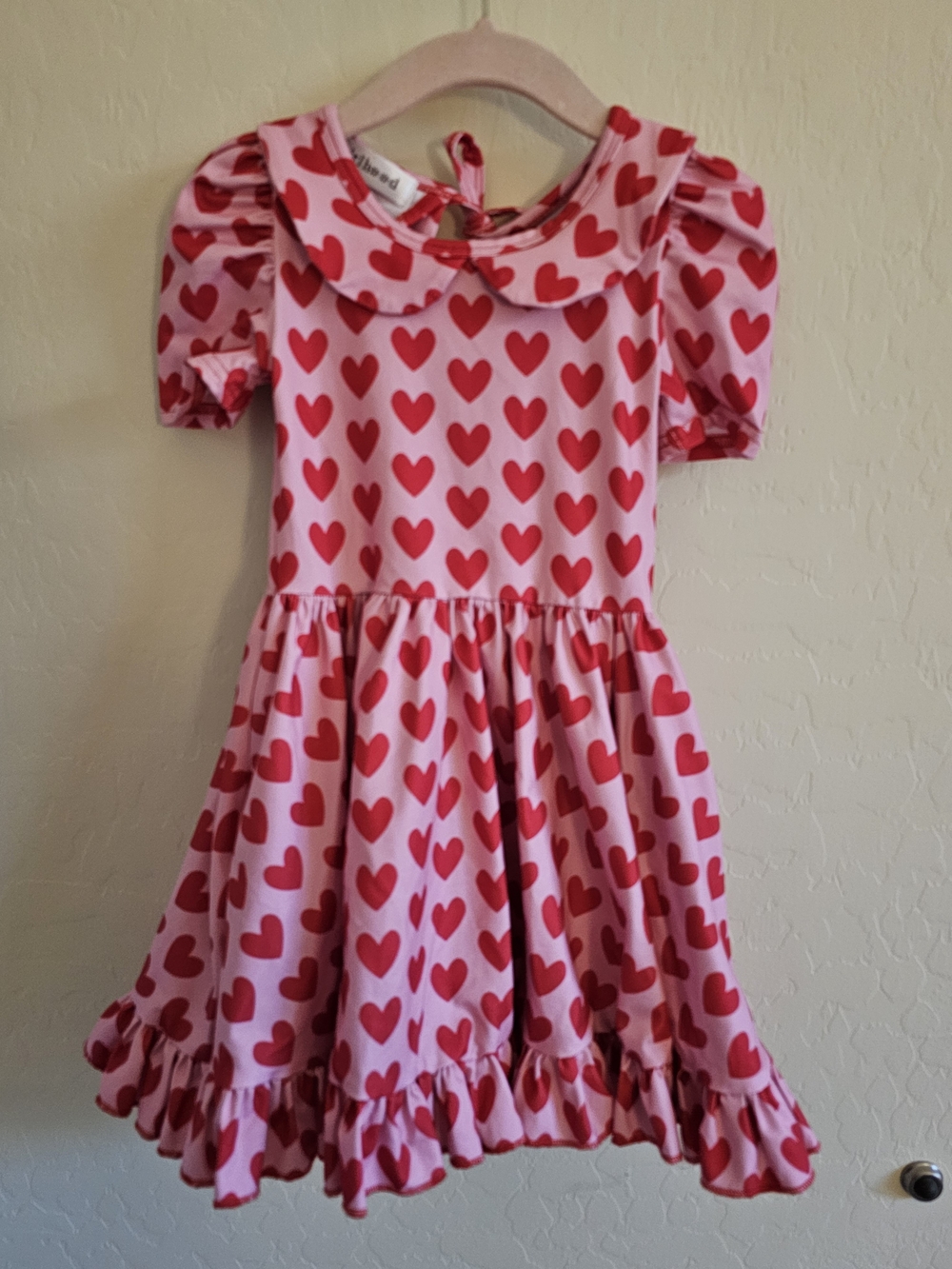 Girlhood By Little Stocking Co Hearts Drese Size 3